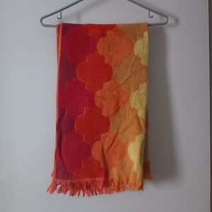 Vintage 60s Multicolor Towel Bath Size